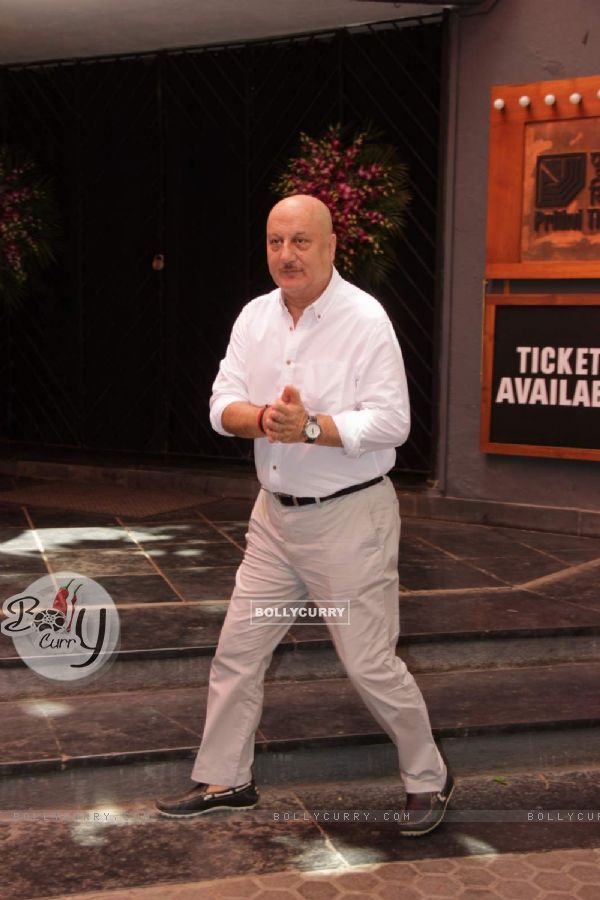 Anupam Kher was snapped at the Felicitation Ceremony of Shashi Kapoor