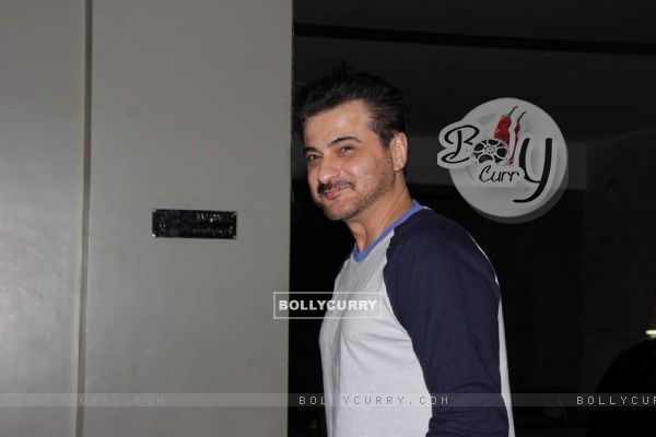 Sanjay Kapoor smiles for the camera at the Special Screening of Piku by Ritesh Sidhwani