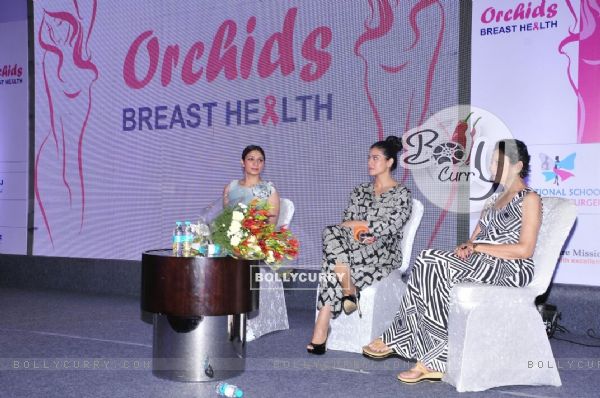 Tanuja, Tanishaa Mukherjee and Kajol at Breast Cancer Awareness Event