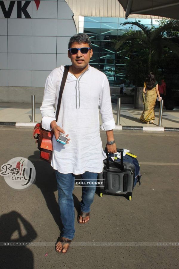 Ajay Jadeja Snapped at Airport