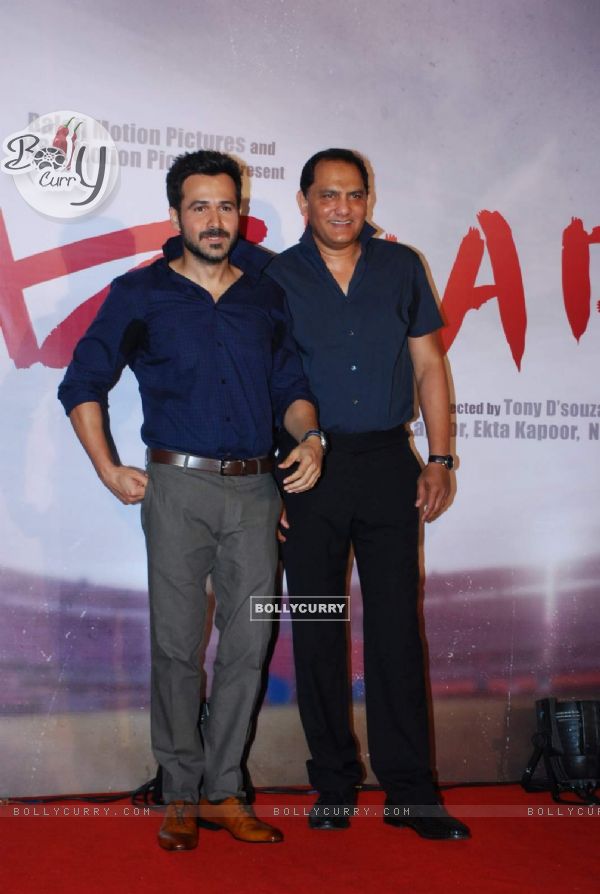 Emraan Hashmi and Mohammad Azharuddin at Azhar Film Launch (365696)