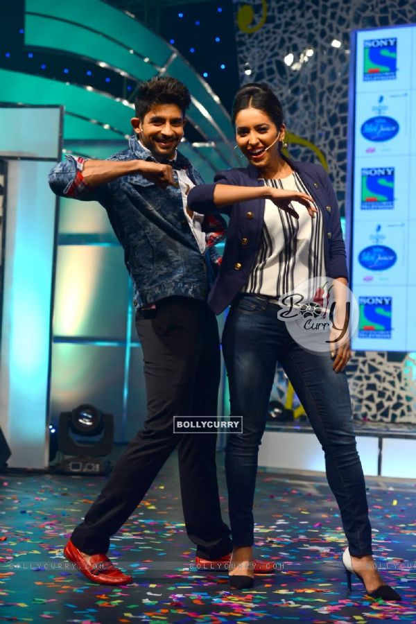 The Hosts Hussain and Asha at Launch of Sony TV Indian Idol Junior Season 2