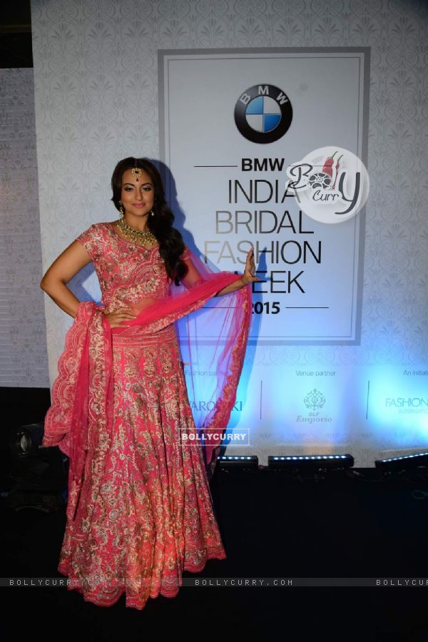 Sonakshi sinha at BMW India Bridal Week