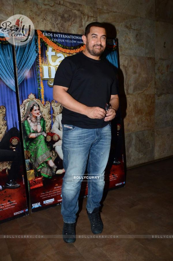 Aamir Khan at Screening of Tanu Weds Manu Returns