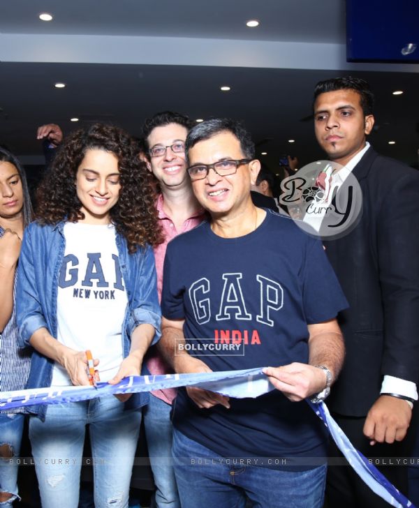 Kangana Ranaut Inaugurates GAP Store in India