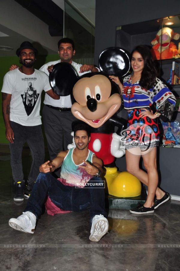 Mickey Mouse comes to Promote ABCD 2