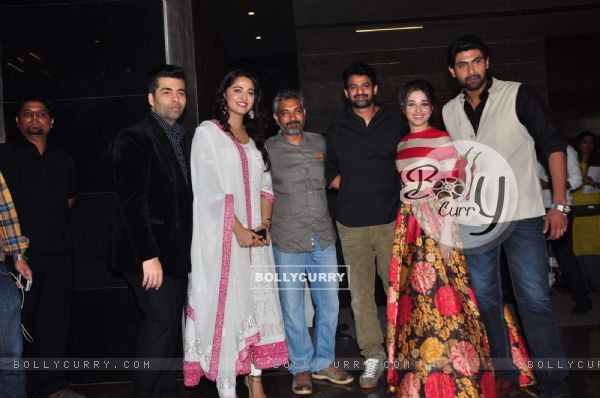 The Cast of Bahubali at Trailer Launch