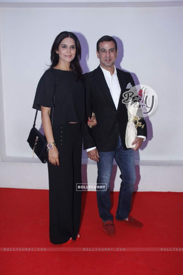 Ronit Roy With His Wife at R. Madhavan's Birthday Bash!