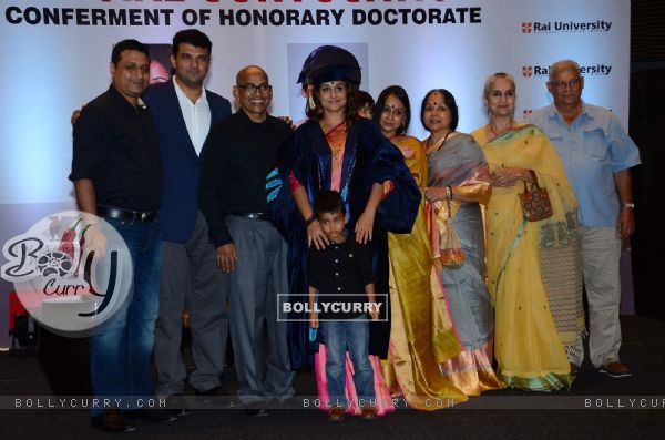 Vidya Balan Conferred with Degree of 'Doctor of Arts Honoris Causa"