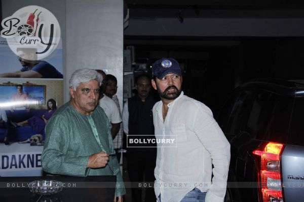 Javed Akhtar for Screening of Dil Dhadakne Do