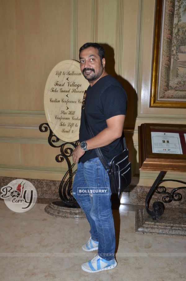 Anurag Kashyap poses for the media at IIFA 2015 Press Conference