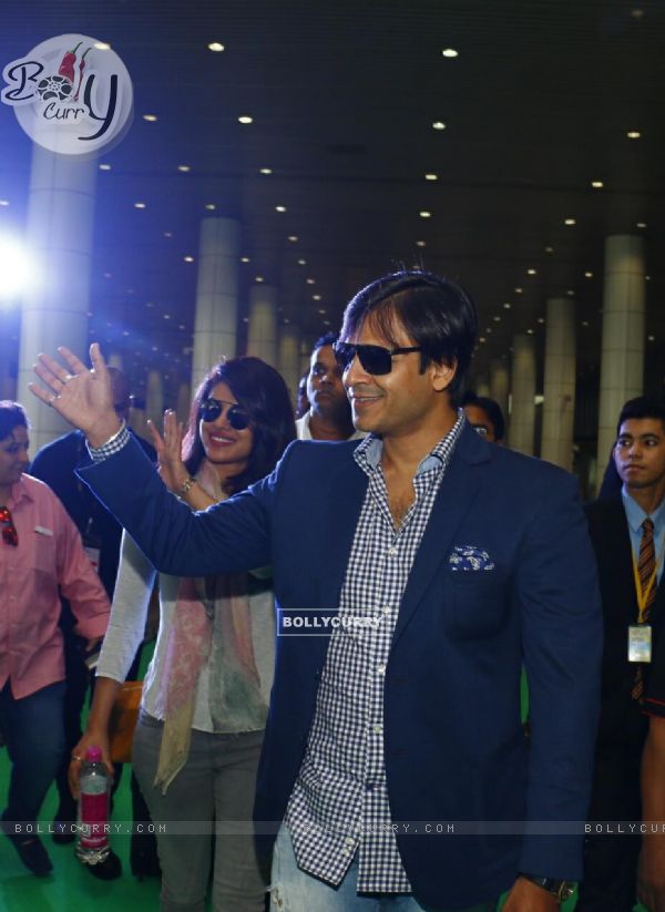 Vivek Oberoi arrives at KL Airport