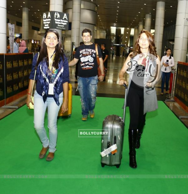 Dabboo Ratnani and Anusha Dandekar arrives at KL Airport