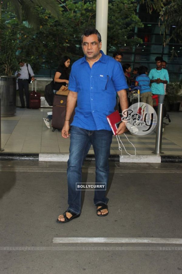 Paresh Rawal Snapped at Airport