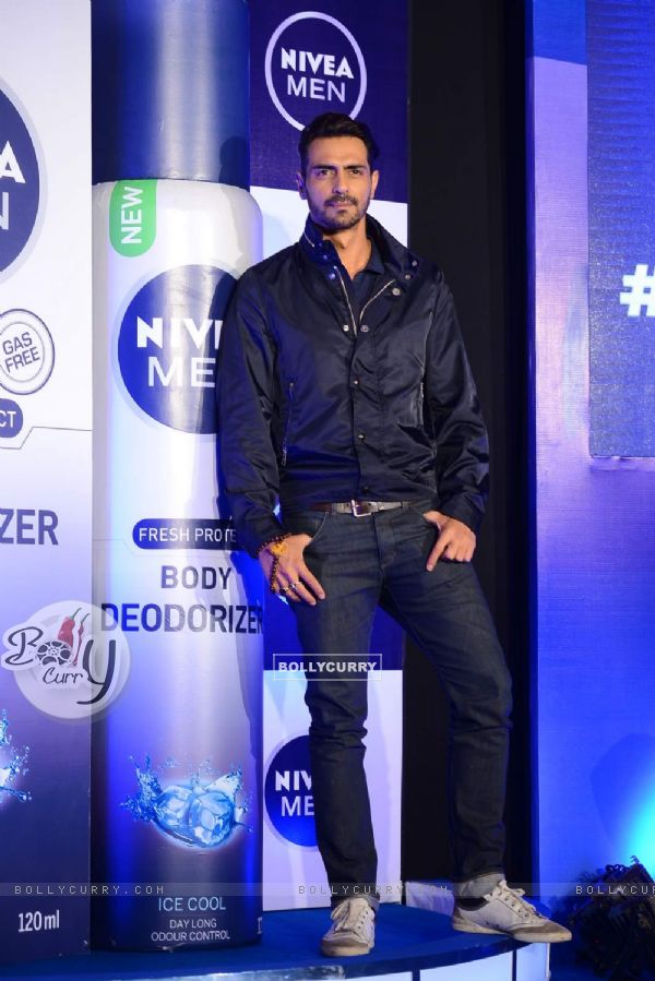'The Hunk' Arjun Rampal at Launch of NIVEA MEN Body Deodorizer