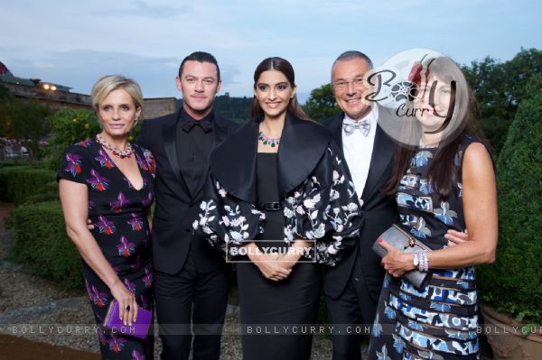 Sonam Kapoor and Luke Evans Unveils Jewellry Collection at Villa Di Maiano in Florence!