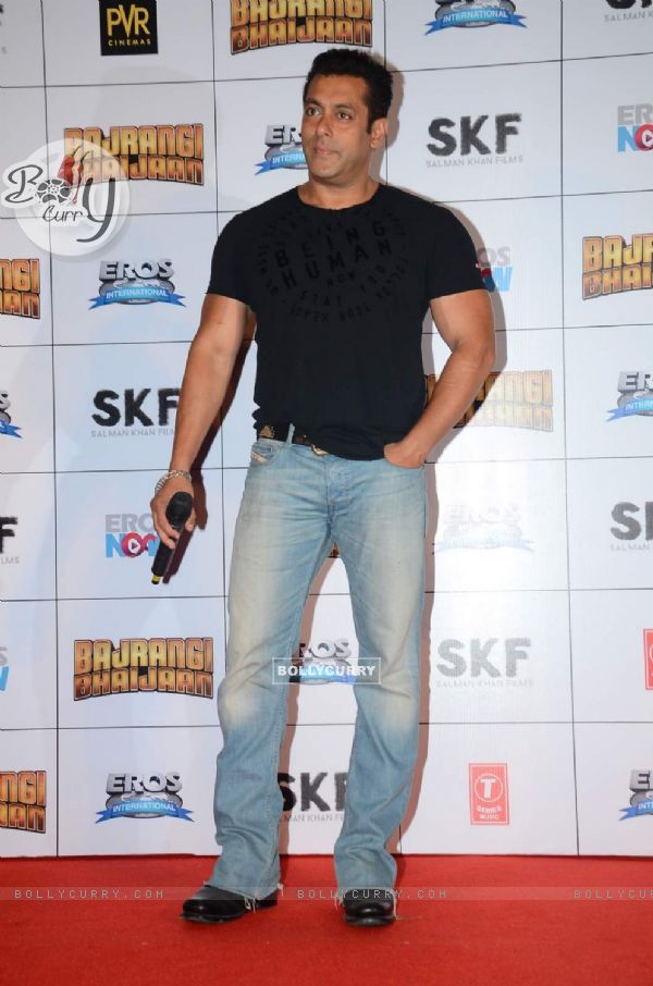 Salman Khan at Trailer Launch of Bajrangi Bhaijaan