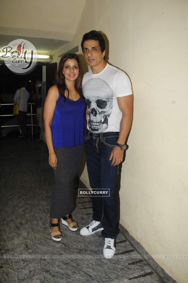 Sonu Sood Snapped at Premiere of ABCD 2
