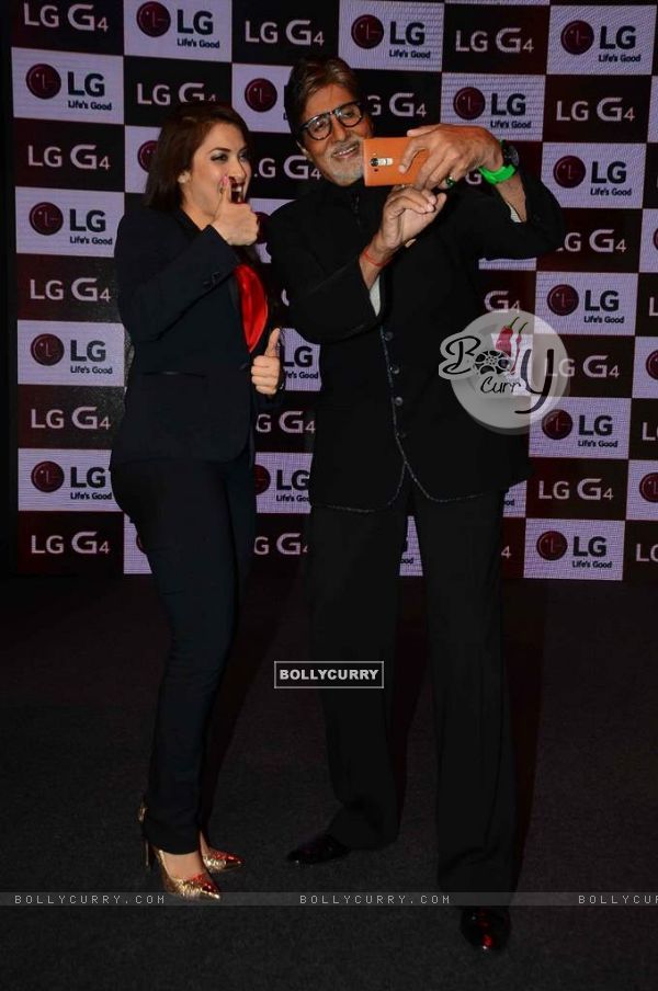 Amitabh Bachchan at Launch of LG Smartphone