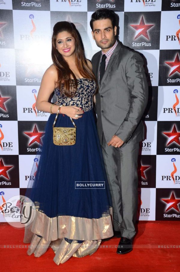 Vivian Dsena and Vahbbiz Dorabjee at Pride Awards