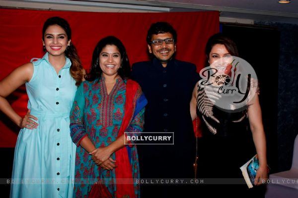 Huma Qureshi, Renuka Shahane and Tisca Chopra at Music Launch of Marathi Movie 'Highway'