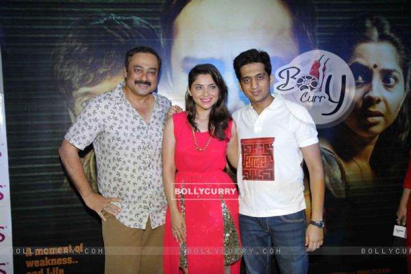 Sachin Khedekar, Soanlee Kulkarni at Music Launch of Marathi Movie 'Shutter'