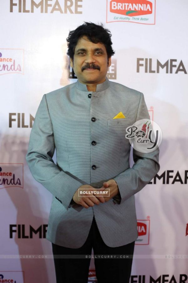 Akkineni Nagarjuna was at the 62nd South Filmfare Awards