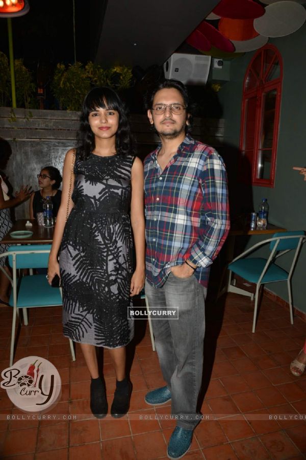 Vishesh Bhatt With His Wife Snapped at Fatty Bow Restaurant Launch!