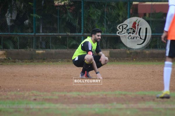 Abhishek Bachchan at All Star Football Practice Session
