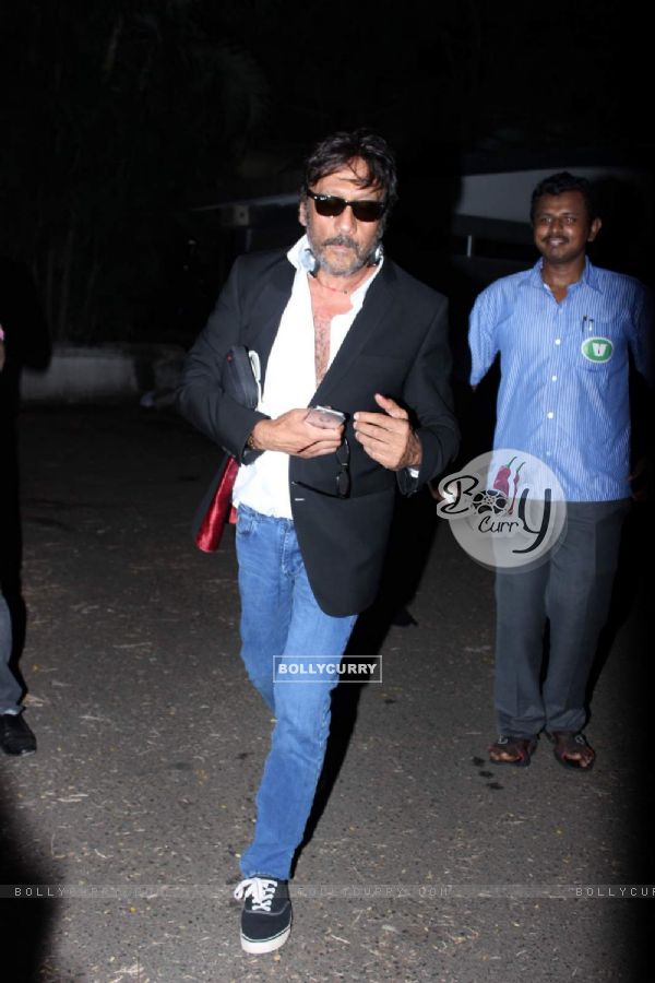 Jackie Shroff Snapped at Airport