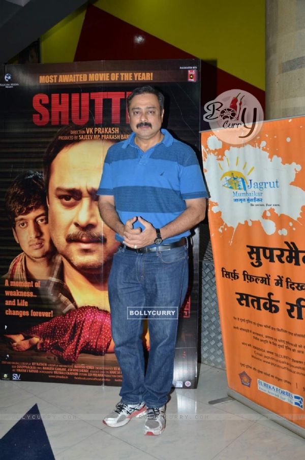 Sachin Khedekar at Premiere of Marathi Movie 'Shutter'