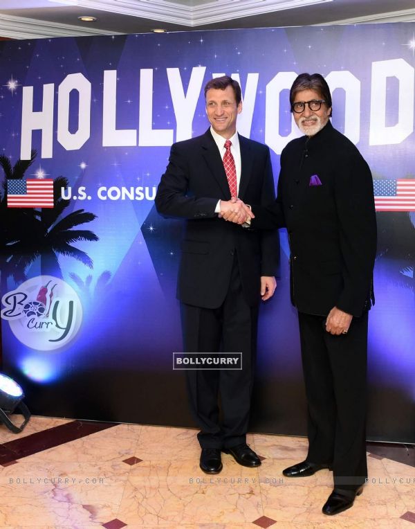 Big B Snapped at an Event