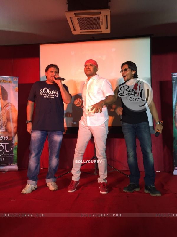 Aditya Narayn Promotes Marathi Movie 'Carry On Maratha'