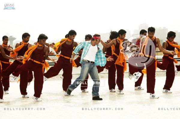 Salman Khan dancing in a song