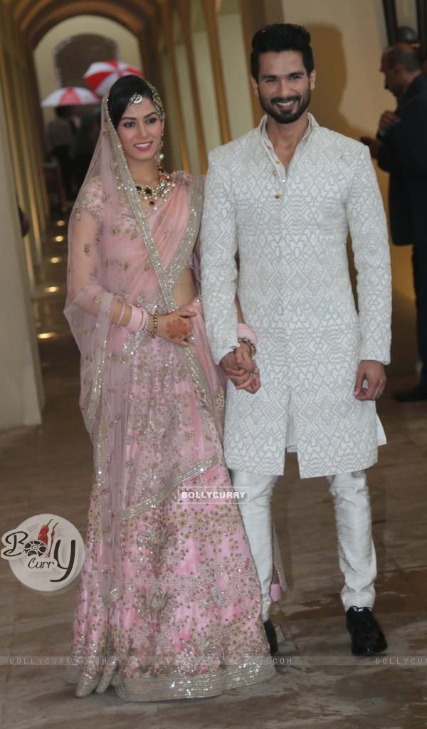Shahid Kapoor and Mira Rajput walk hand in hand