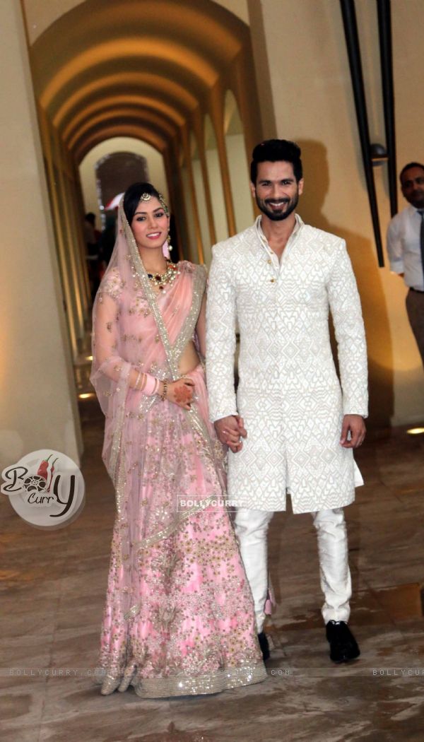 Shahid Kapoor and Mira Rajput walk hand in hand as man and wife!