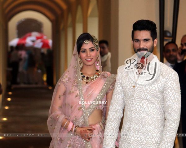 Welcome the new couple Shahid Kapoor and  Mira Rajput