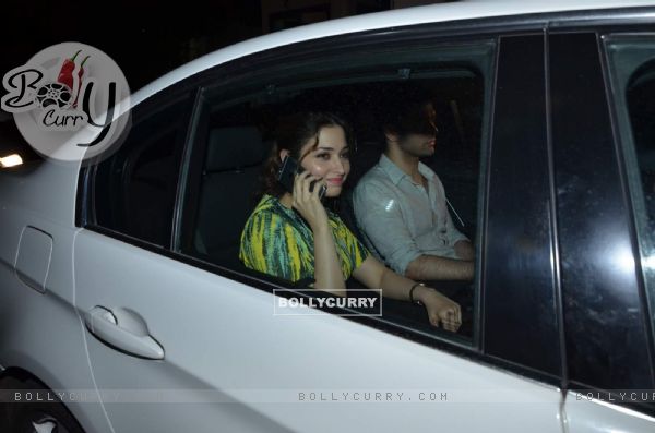 Tamannaah Bhatia was snapped at the Special Screening of Bahubali (370399)