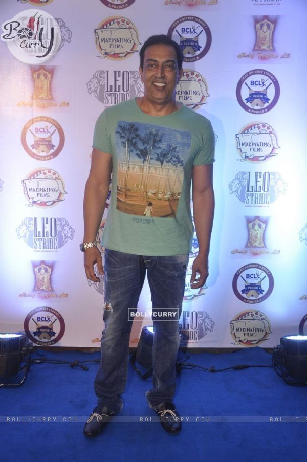 Vindoo Dara Singh poses for the media at the Press Meet of Box Cricket League