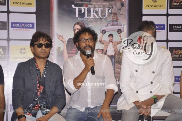 Shoojit Sircar interacts with the audience at the DVD Launch of Piku