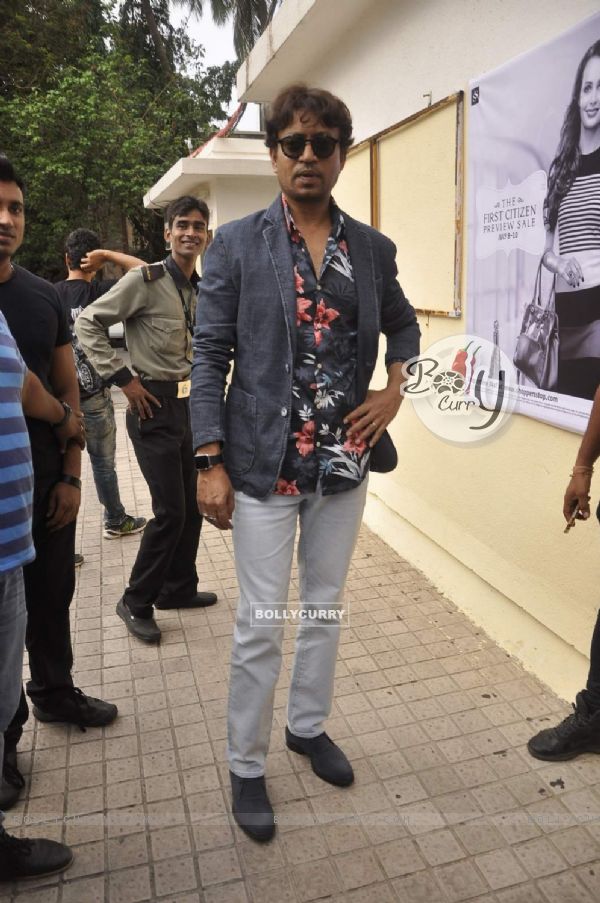 Irrfan Khan poses for the media at the DVD Launch of Piku (370422)
