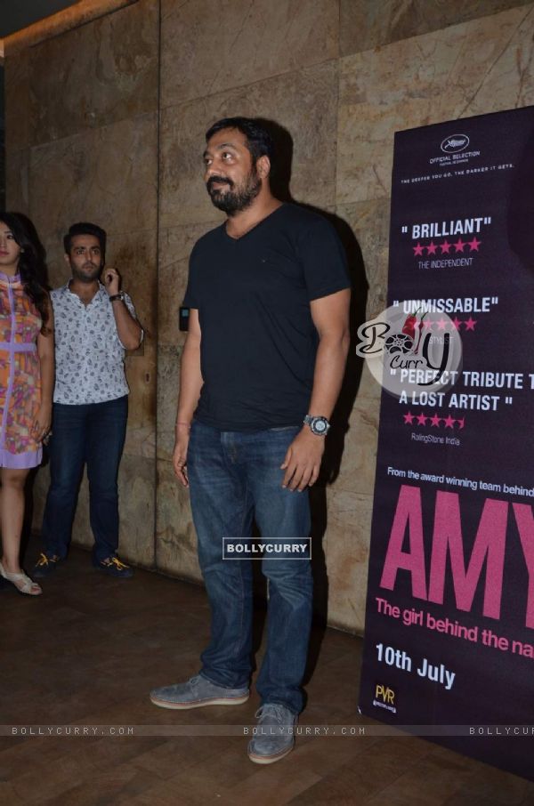 Anurag Kashyap poses for the media at the Special Screening of Amy