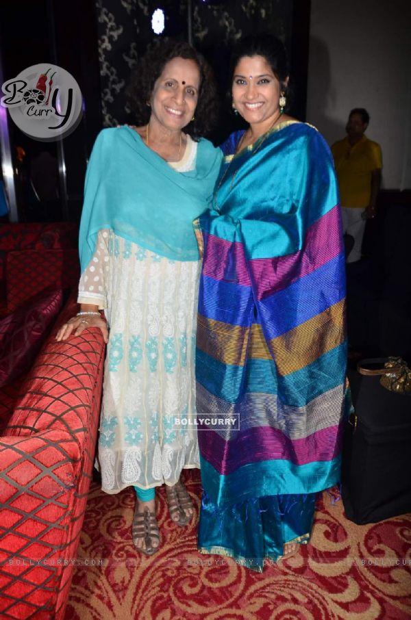 Renuka Shahane and Usha Nadkarni at Promotions of Marathi Movie 'Janiva'