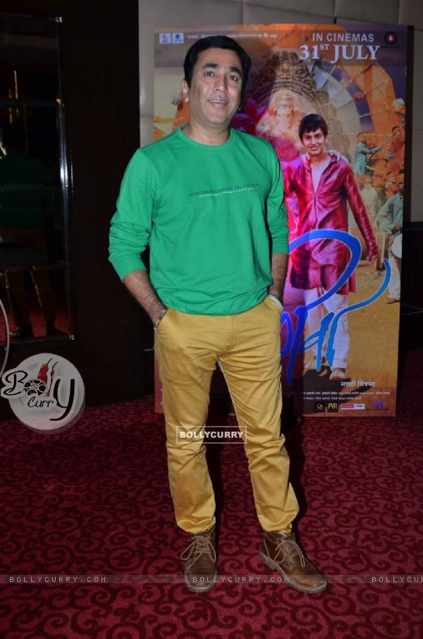 Pushkar Shotri at Promotions of Marathi Movie 'Janiva'