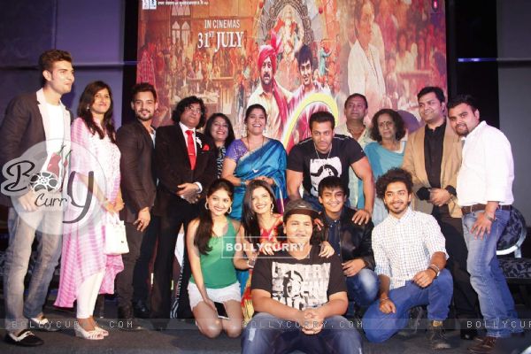 Salman Khan at Promotions of Marathi Movie 'Janiva'