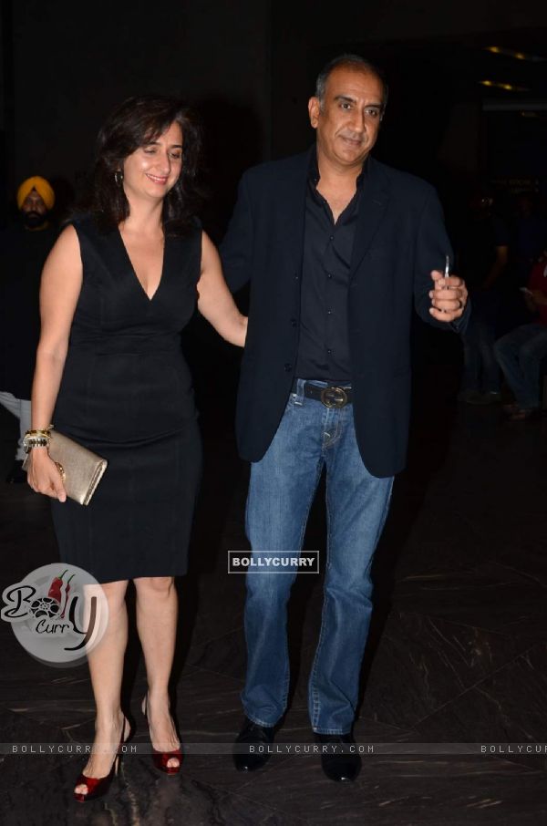 Milan Luthria with his wife at Shahid - Mira Wedding Reception!