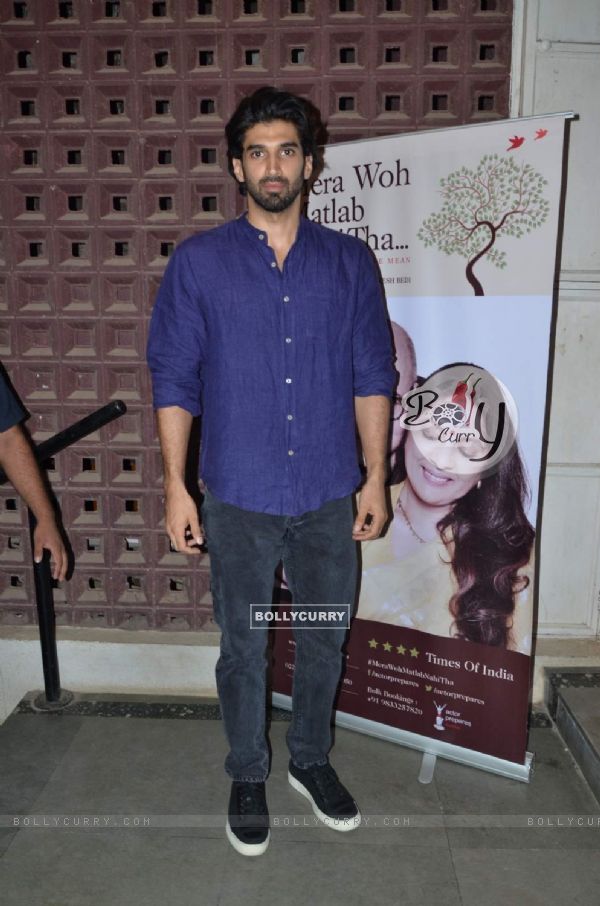 Aditya Roy Kapur Attends a Show of Kuch Bhi Ho Sakta Hai Play