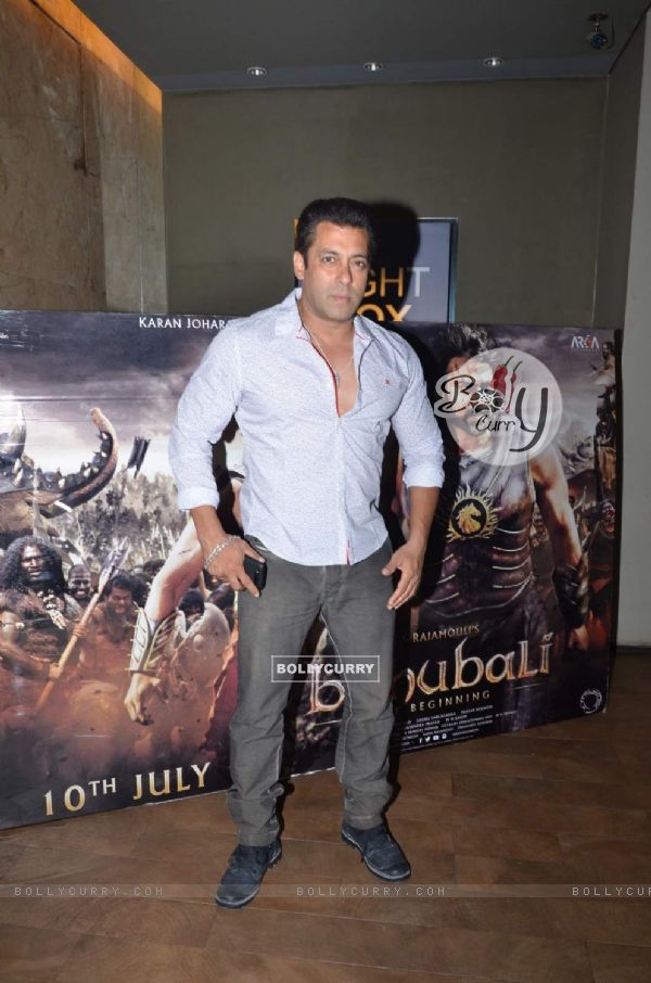 Salman Khan at Screening of Bahubali