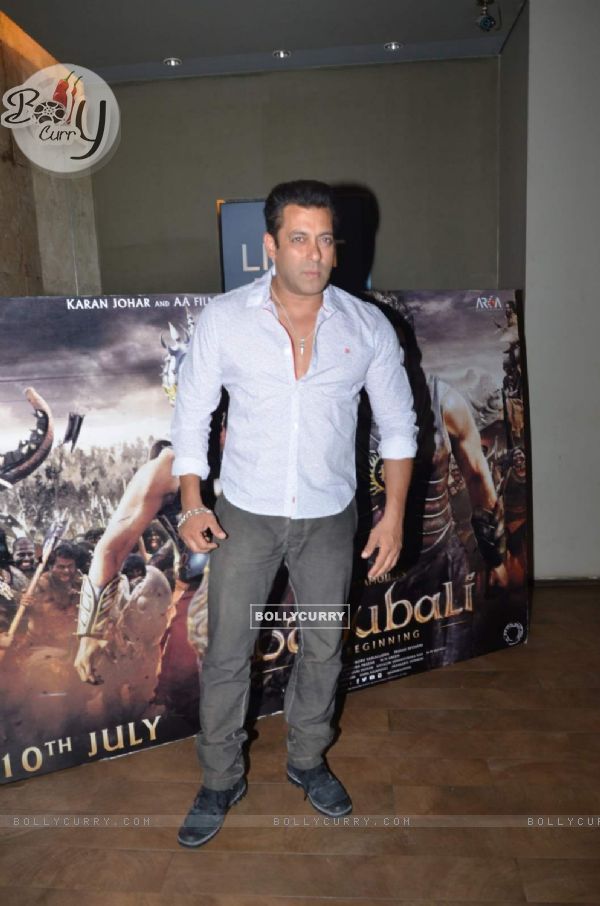 Salman Khan at Screening of Bahubali