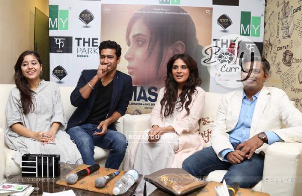 Team interacts with the media at the Promotions of Masaan in Kolkata